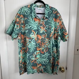 Columbia Sportswear Mens PFG Trollers Best Short Sleeve Fishing Shirt Size 2X